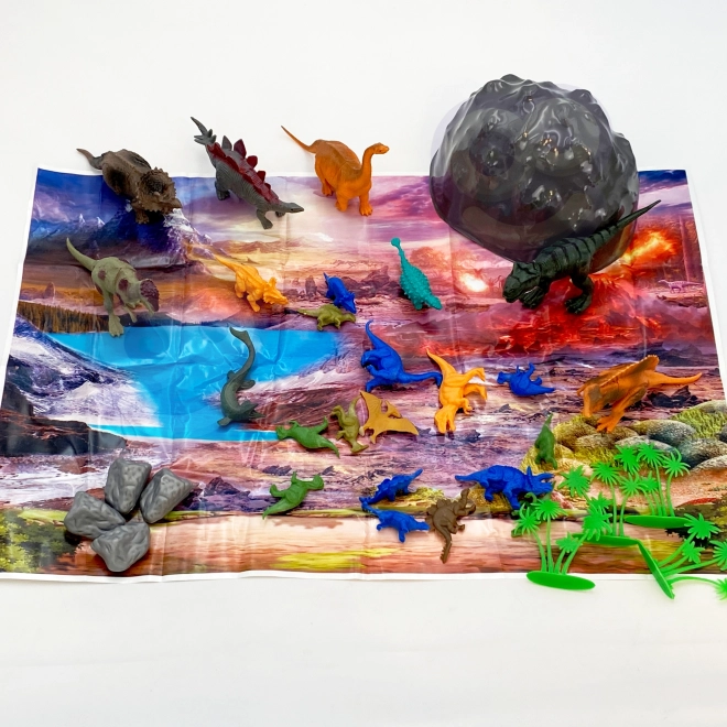 Komplet Dinozavrov Figurice 34 kosi WOOPIE