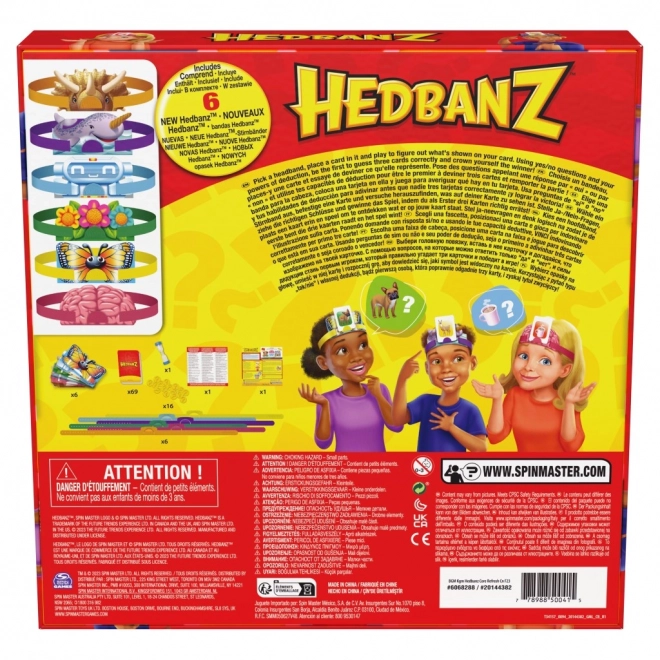 Družabna igra Hedbanz - ugibanje likov in predmetov