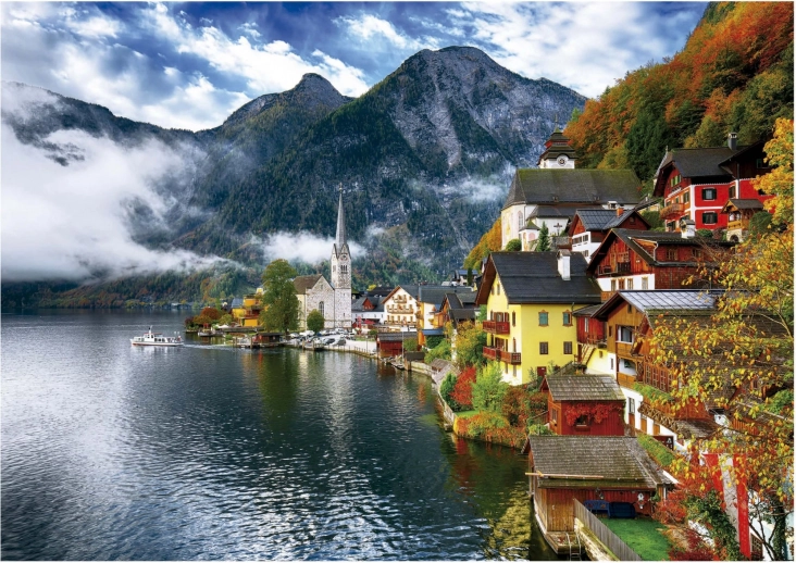 Educa Puzzle Hallstatt, Avstrija 1500 kosov