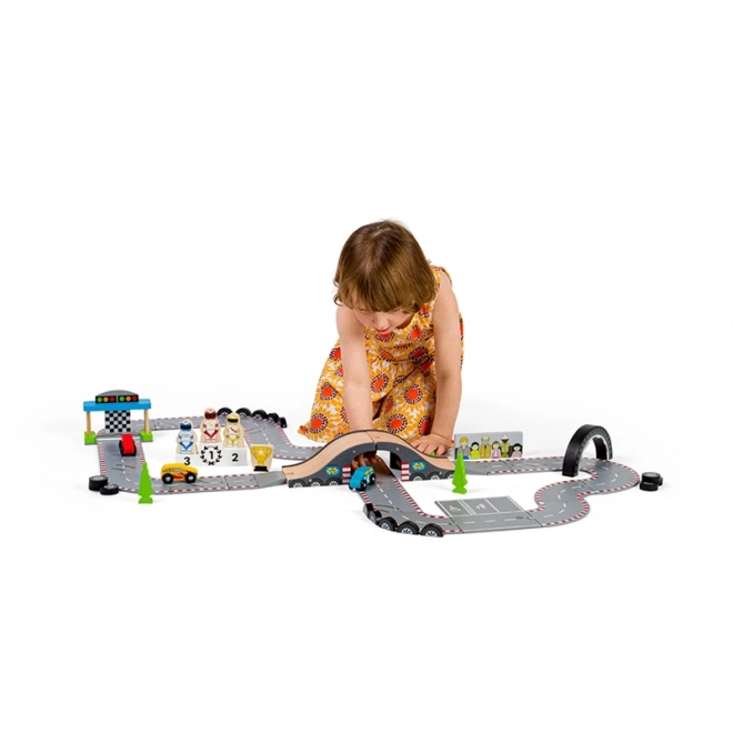 Bigjigs Rail Lesena proga dirkalni dan