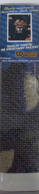 Norimpex diamantno slikanje Skriti lev 30x40 cm
