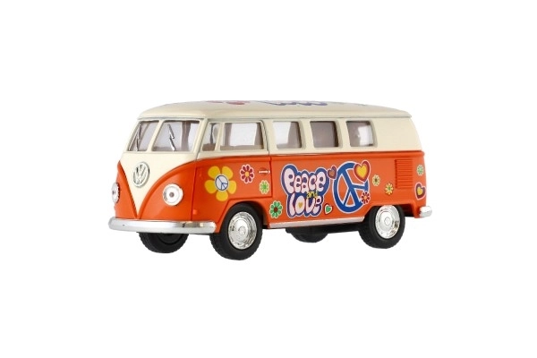Avtobus Kinsmart VW Klasičen kov/plast 13cm na vzmetni pogon
