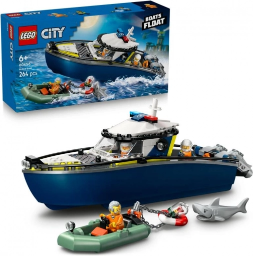 Lego City policijski čoln – ladijski pregon