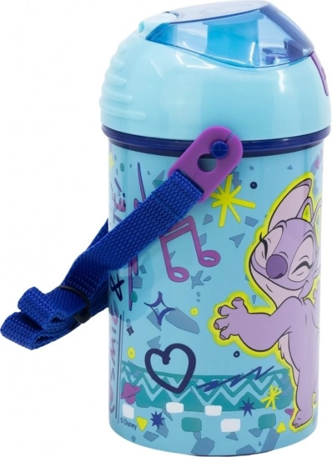Otroška steklenička s trakom Stitch 450 ml