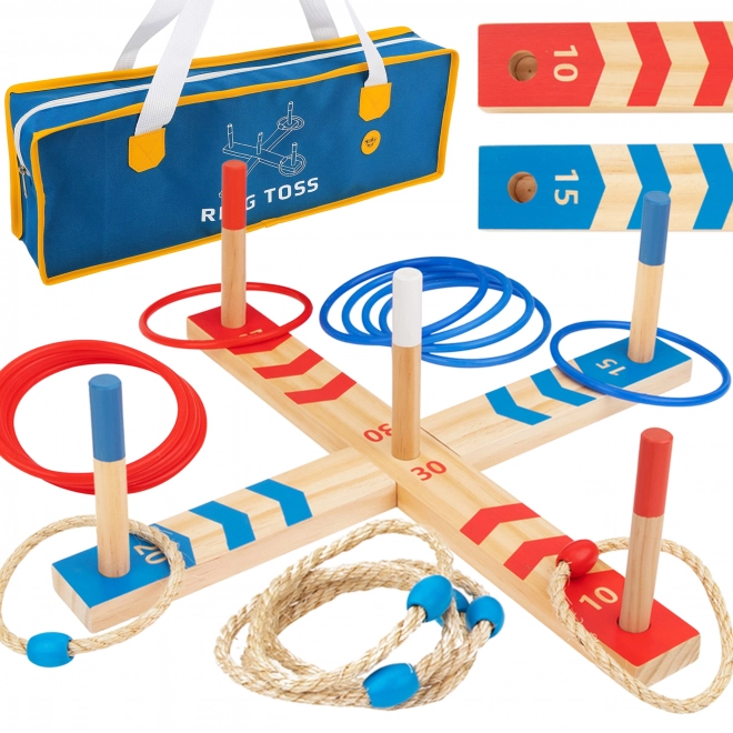 Lesena igra Ring Cross od Tooky Toy