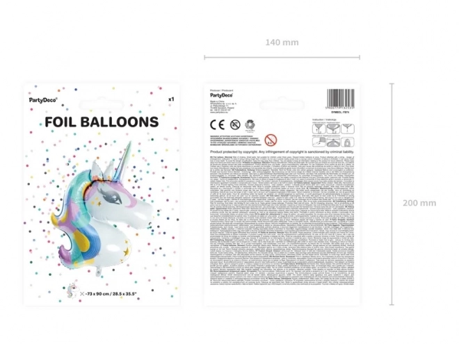 Folijski balon Samorog 73cm x 90cm