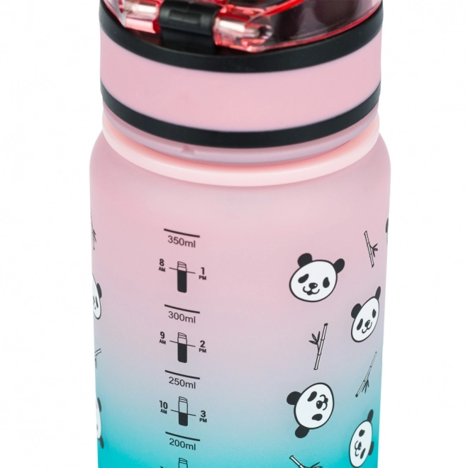 BAAGL Tritanova steklenica za pitje Gradient Panda 350 ml