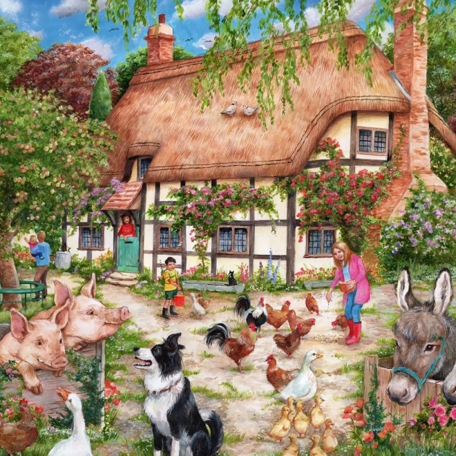 Ravensburger Sestavljanka Domek na podeželju 1000 delov