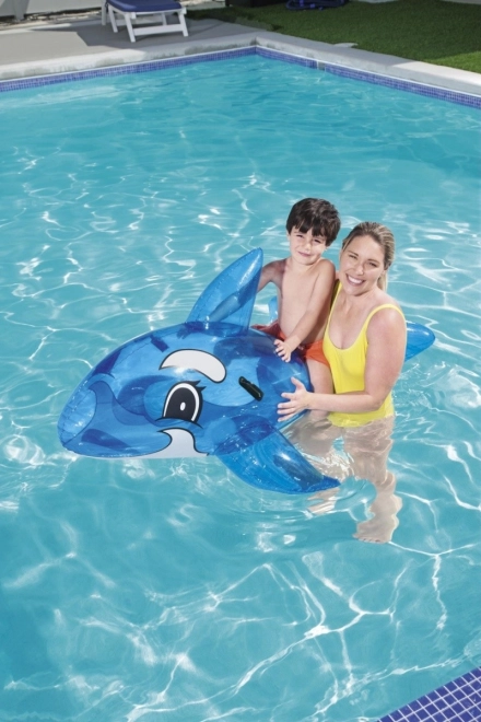 Plavajoči delfin z ročaji Prozoren 1,57 m x 94 cm