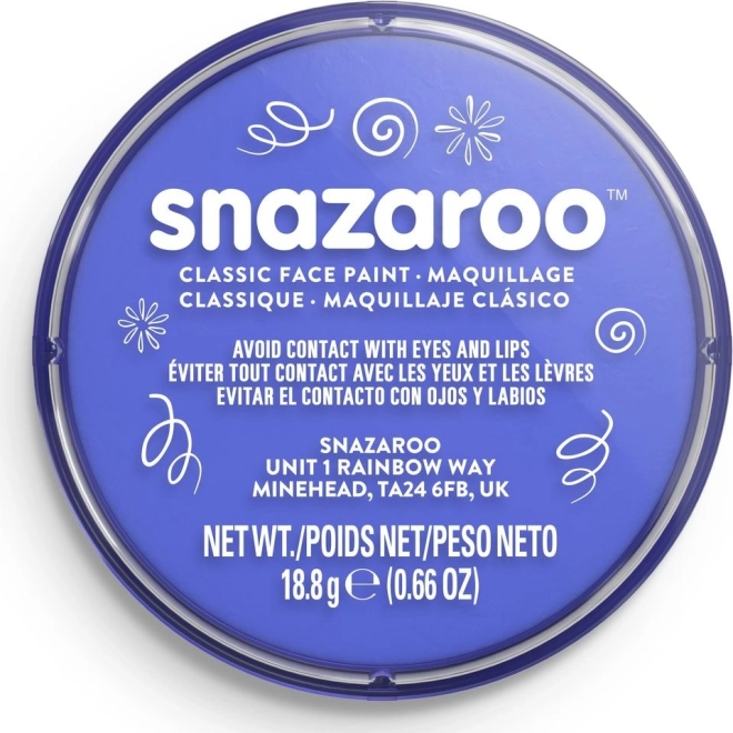 Snazaroo barva za obraz nebeško modra 18 ml