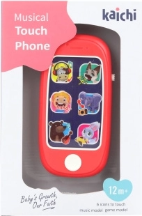Otroški na dotik telefon s svetlobnimi učinki in zvoki