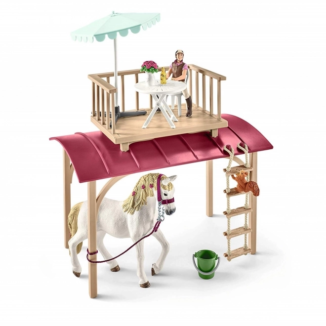 SCHLEICH Konjeniški klub® 42593 Karavan za prijateljska srečanja