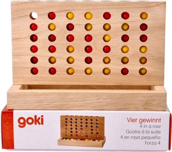 Goki lesena igra štiri v vrsto
