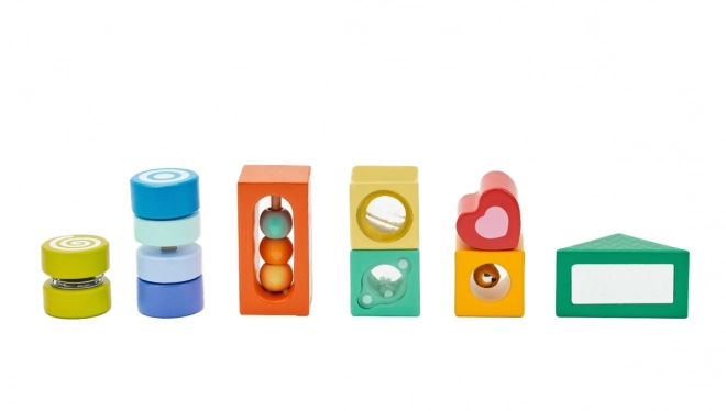 Lesene senzorične kocke Classic World Montessori