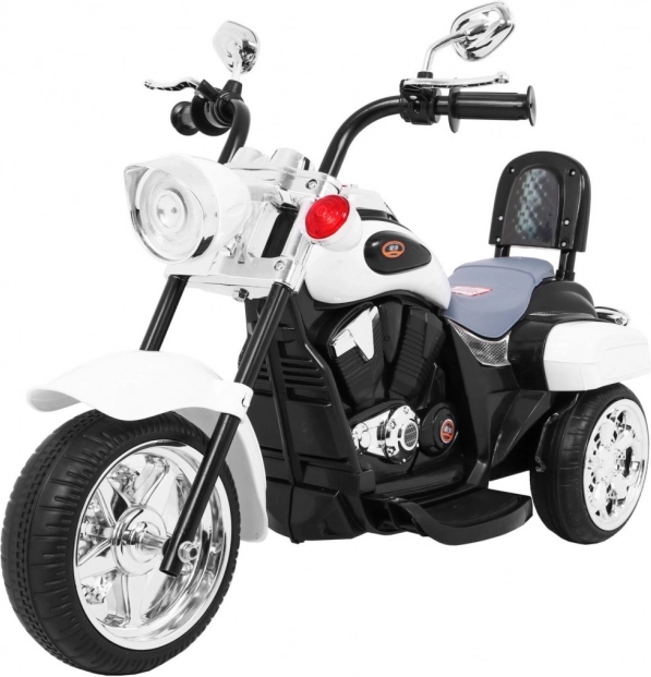 Otroški električni trikolesnik Chopper NightBike – Bela