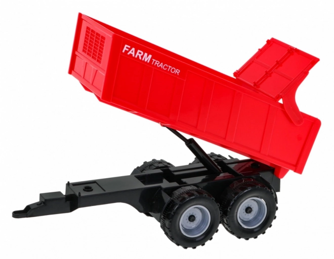 Traktor za nakladanje sena z nakladalnikom za otroke 3+ Premični deli + Trenja pogona