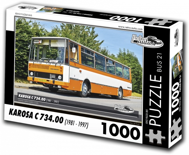 Sestavljanka Retro-avta Karosa C 734 (1981–1997) – 1000 koščkov