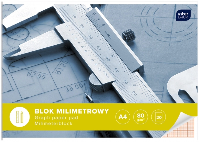 Milimetrski blok A4 - 20 listov