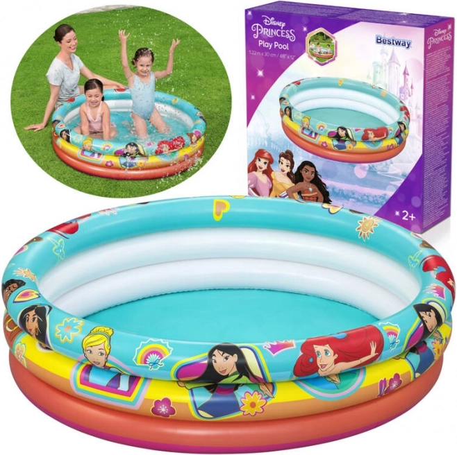 Bestway napihljiv otroški bazen DISNEY PRINCESS 122 × 30 cm