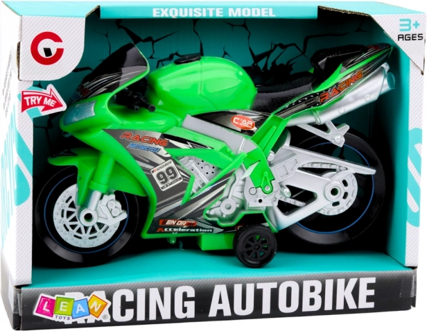 Dirkalni motor z učinki svetlobe in zvoka zelena igrača