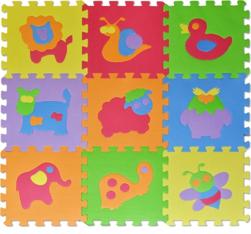 Pene puzzle živalice 28 × 28 cm