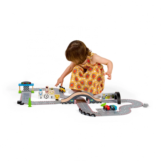 Bigjigs Rail Lesena proga dirkalni dan
