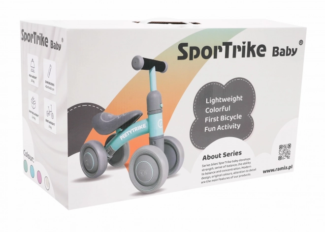 Prvo otroško kros kolo PettyTrike Roza štirikolesno kolo SporTrike Rider