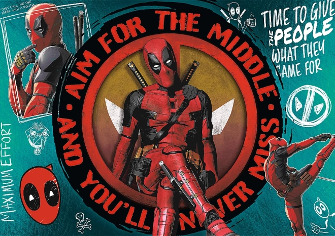 Sestavljanka TREFL Premium Plus: Deadpool 1000 koščkov