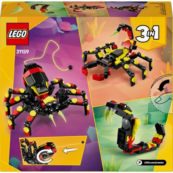 Lego Creator divje živali pajkovska mreža pajek