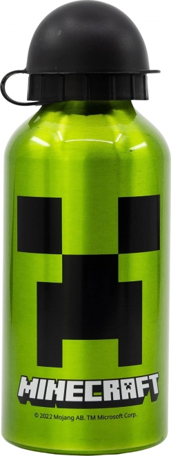 STOR Aluminijasta steklenica za pitje Minecraft 400ml