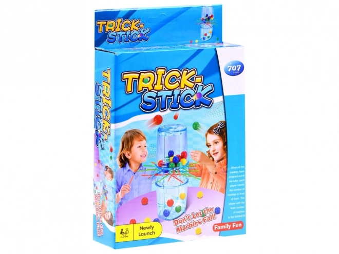 Spretnostna igra Trick Stick padajoče kroglice