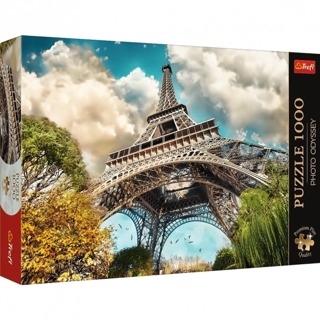 TREFL Puzzle Premium Plus Photo Odyssey: Eifflov Stolp 1000 kosov