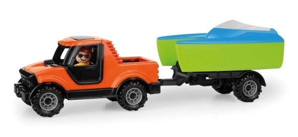 Avtoprevozi Pickup z vozilom in čolničkom