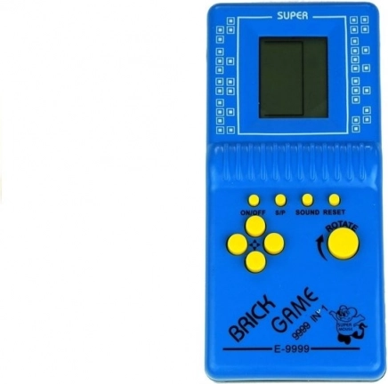 Žepna elektronska igra Tetris modra