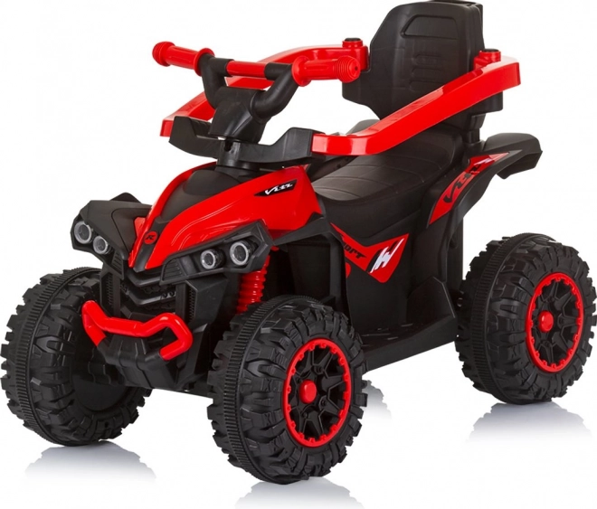 Chipolino poganjalec z vodilno palico in strehico ATV rdeče