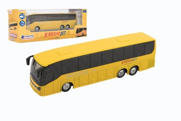 Avtobus RegioJet kov/plast 18,5 cm na vzmetni pogon v škatli