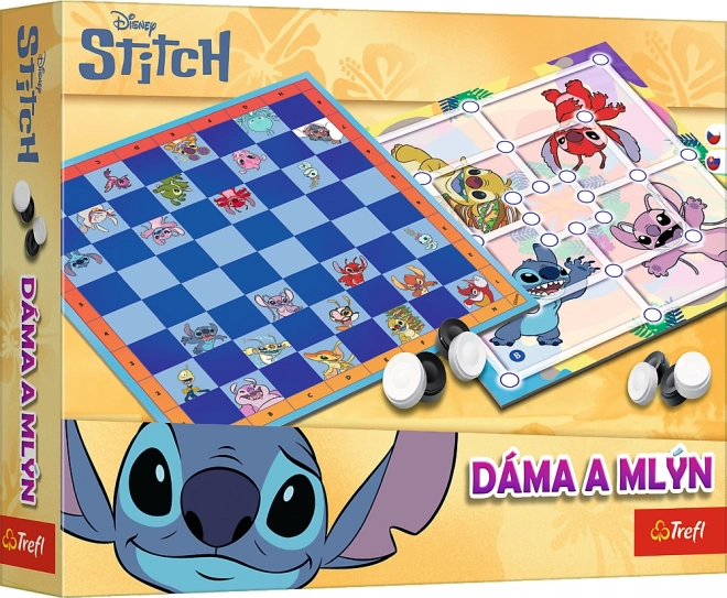 Dama in mlin Lilo in Stitch – družabna igra