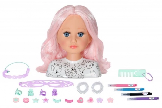 Kreativna pričesna glava BABY born