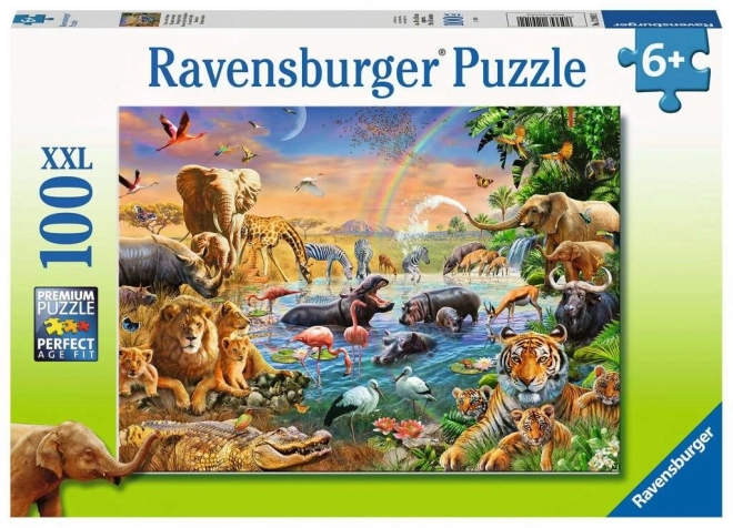Ravensburger Puzzle Savana Džungla 100 kos
