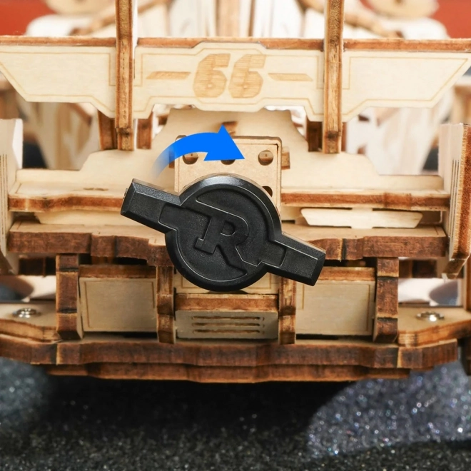 RoboTime 3D lesena sestavljanka Dirkalni avto