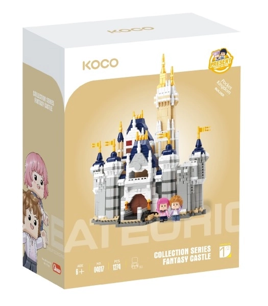 Kočljivko KOCO Čarobni grad plastični model