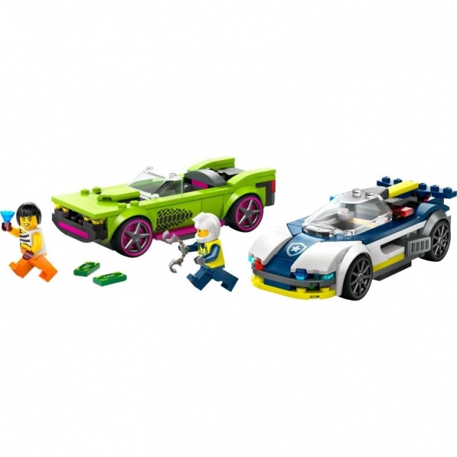 LEGO® City 60415 Policijska avtomobilska dirka in športni avto
