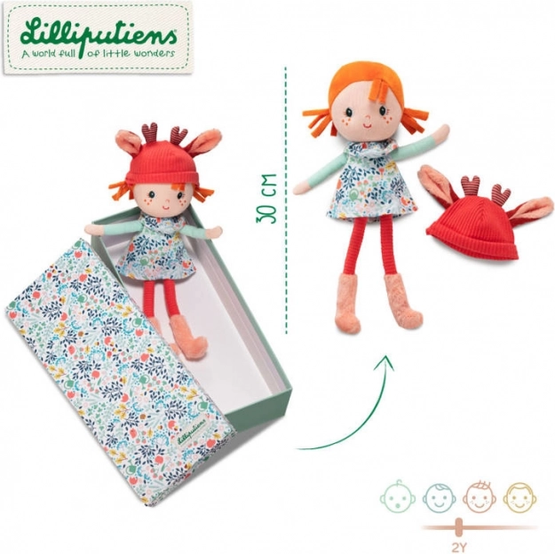 Lilliputiens punčka Stella v darilni škatli 30 cm