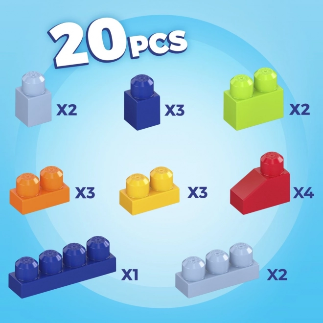 Kocke Mega Bloks v vozičku