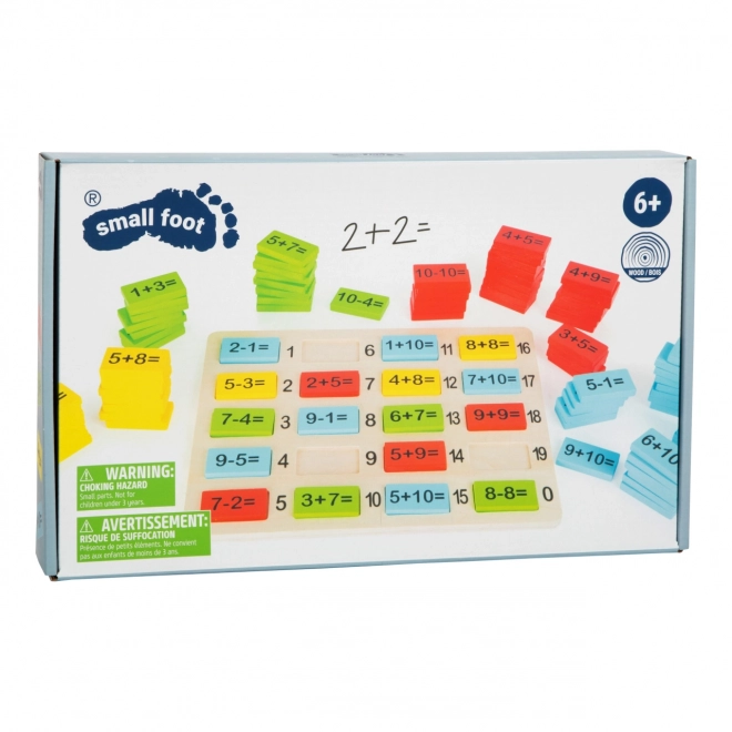 Small Foot Pisani leseniška matematična tabla vsote