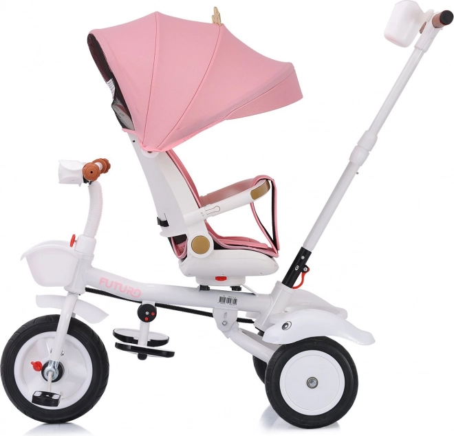 CHIPOLINO Tricikli z streho Futuro 2v1 Princess