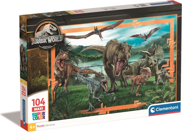 Puzzle Maxi 104 kosov Jurski svet
