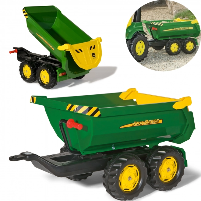 Rolly Toys prikolica s preklopnim tovornjakom John Deere