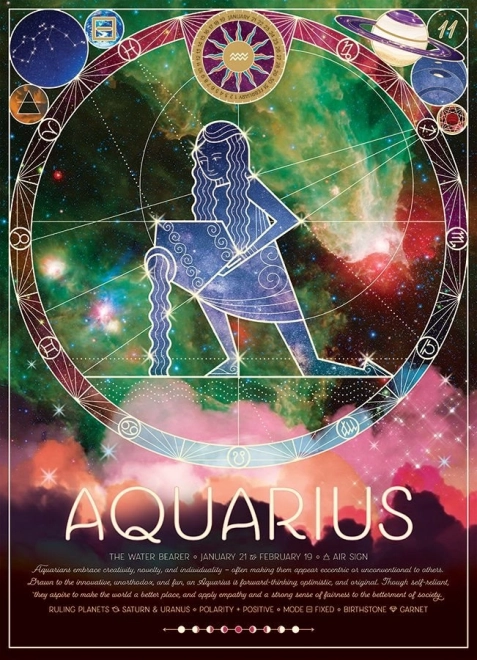 Sestavljanka Zodiak Vodnar 500 kosov