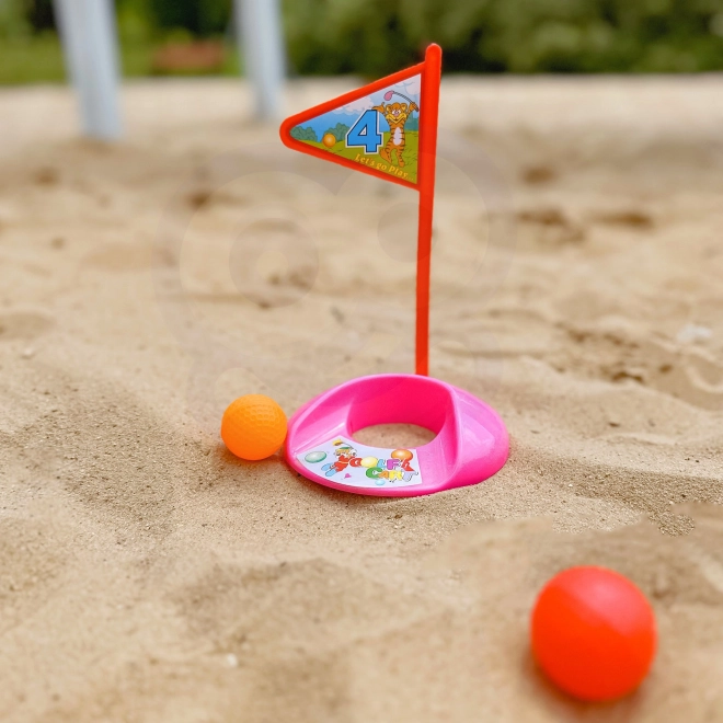Otroška golf set Woopie s stojalom na kolesih